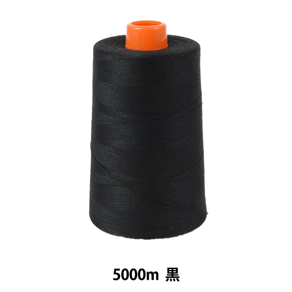 トールペイントミシン糸入れ¥38.000→¥33.000 ミシン糸 『ダイヤフェザー スパンミシン糸 #60 5000m 黒』 大黒絲業