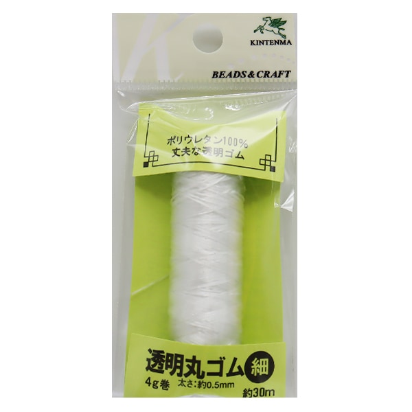 ArtisanatCordon élastique "Cercle transparentCordon élastique Finesse 30m KW91675" Kintenma Kinenma