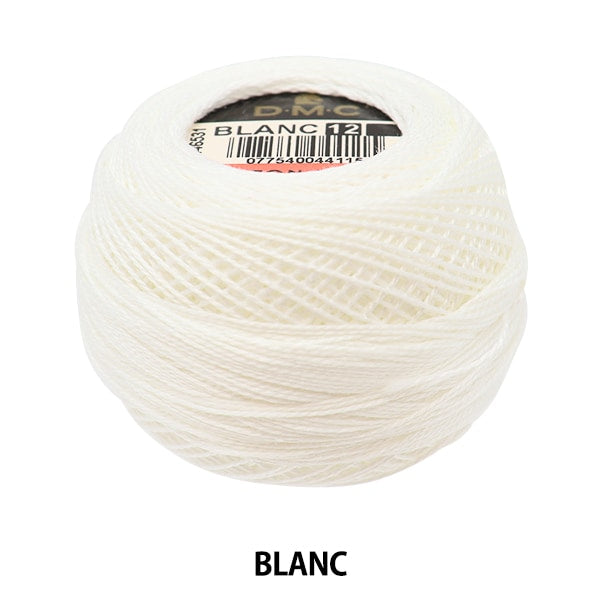 Embroidery yarn "DMC No. 12 embroidery thread BLANC" DMC Dewhm Sea