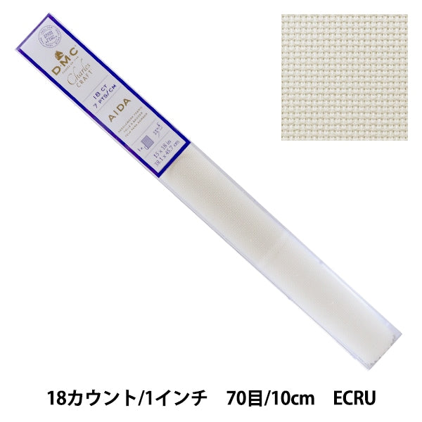 刺しゅう布 『Charles CRAFT AIDA(アイーダ) 18カウント 70目 ECRU