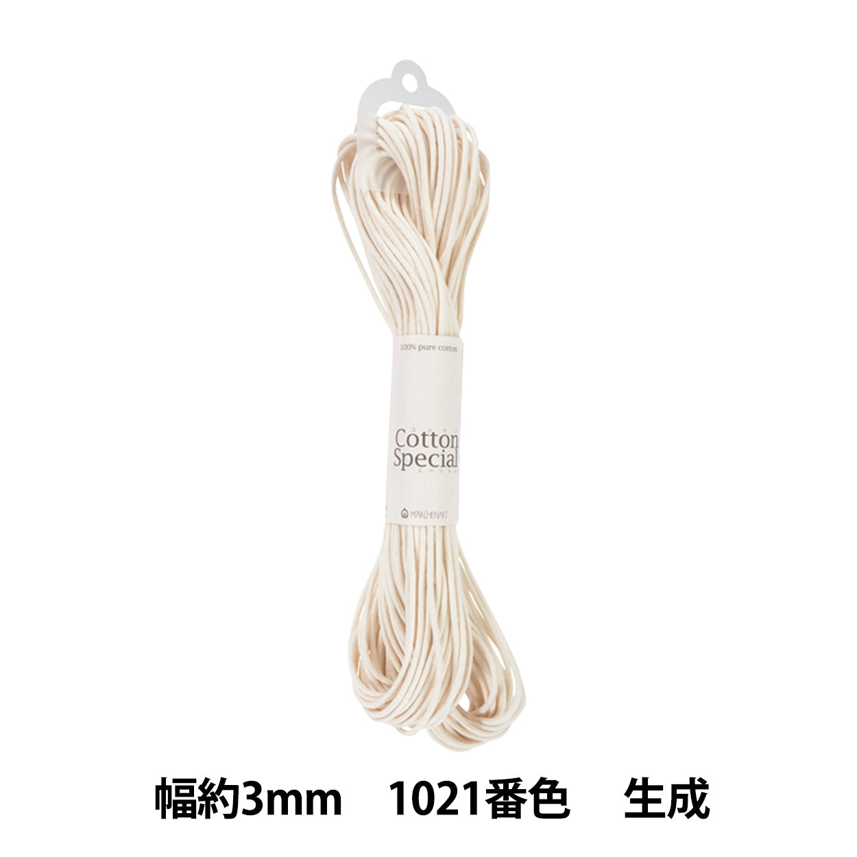 Kordel "Baumwoll -Spezialbreite etwa 3mm 1021 Farbgenerierung" Markenart Fairy Art