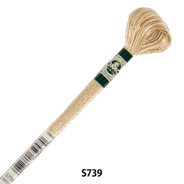 Embroidery thread "DMC satin yarn S739 color" DMC Dewem Sea