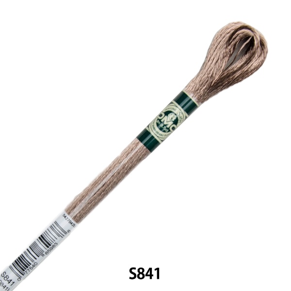 Embroidery thread "DMC satin yarn S841 color" DMC Dewhm Sea