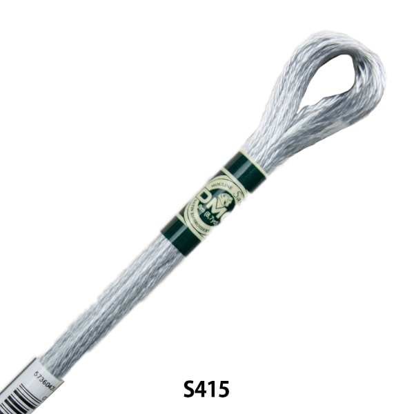 BordadoHilo "Satén DMCHilo Color S415 "DMC Dewems