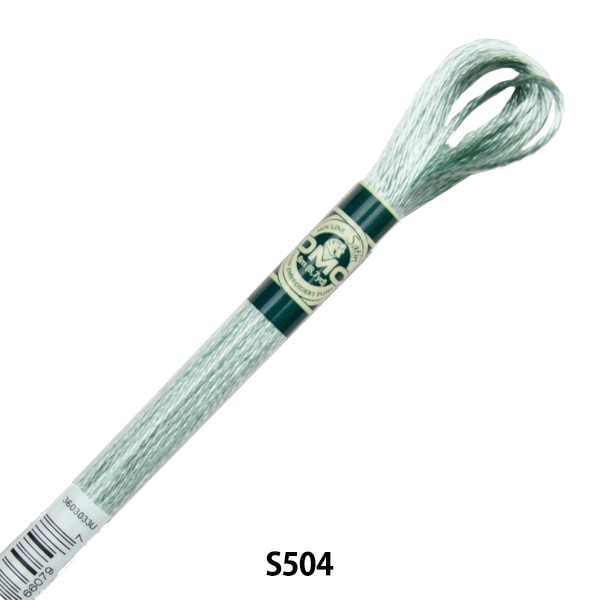 خيط التطريز "خيط الساتان DMC S504 اللون" DMC DMC