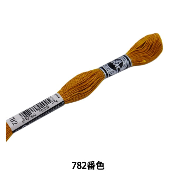 خيط تطريز "DMC رقم 16 خيط تطريز ابرودير ART.107 رقم 782 لون" DMC DMC