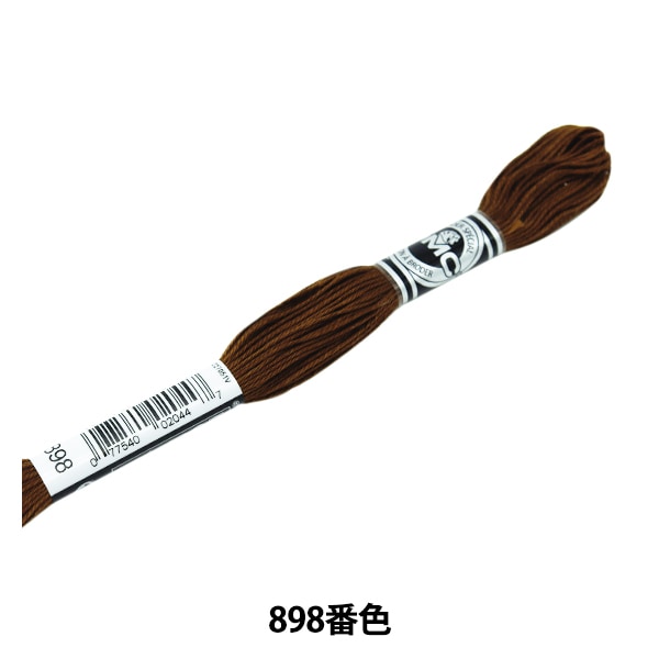 خيط تطريز "DMC رقم 16 خيط تطريز ابرودير ART.107 رقم 898 لون" DMC DMC