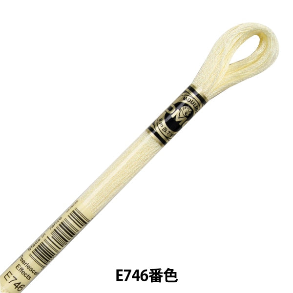 Embroidery thread "DMC 25 embroidery thread light effect 317W E746" DMC DMSea