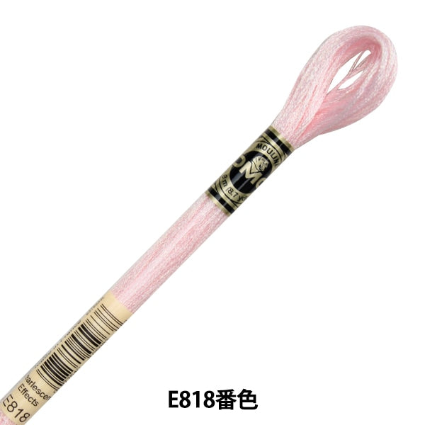 Embroidery thread "DMC 25 embroidery thread light effect 317W E818 color" DMC Diet