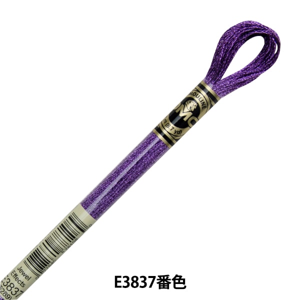 Broderiefil "Broderie DMC 25fil Effet lumineux 317W E3837 Couleur "DMC Dewems