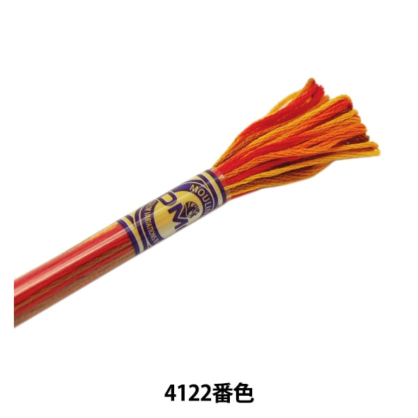 خيط التطريز "DMC 25th خيط التطريز اختلاف اللون 417F 4122nd color" DMC DMC