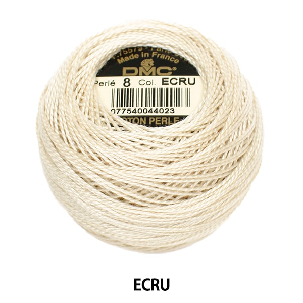 刺しゅう糸 『DMC 8番刺繍糸 ECRU』 DMC ディーエムシー