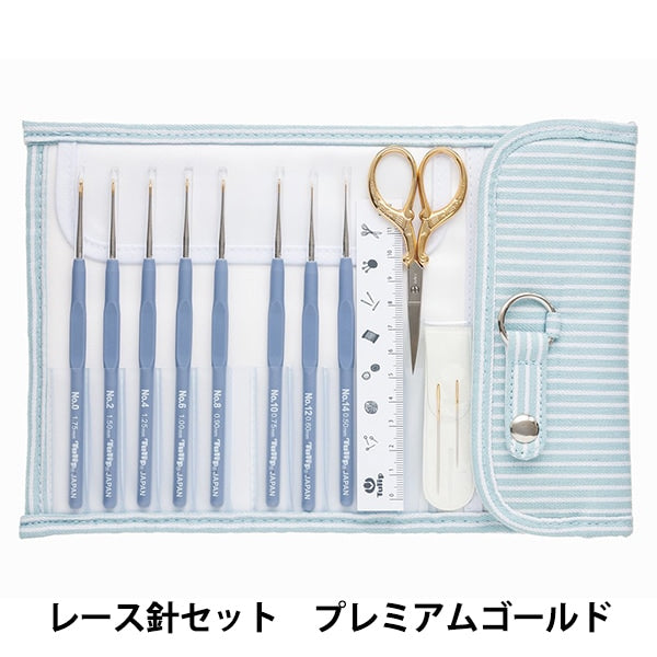 Aiguilles à tricoter "Avec une poignée coussin etimo (etimo)aiguille à dentelleSet Premium Gold TLG-001" Tulipe tulipe