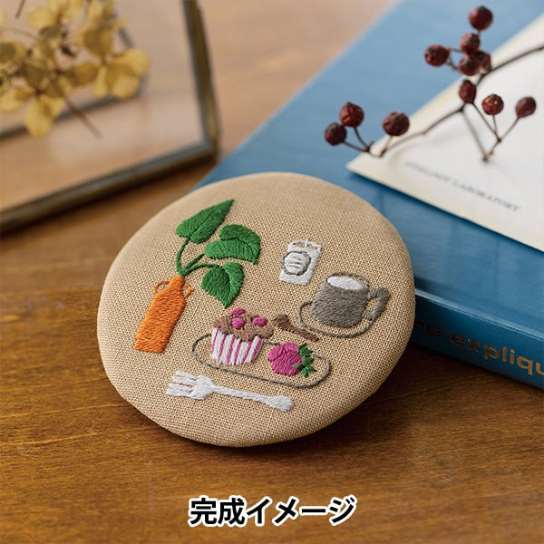 刺しゅう糸 『annasの刺繍図案と刺繍糸セット リラックスタイム 112103