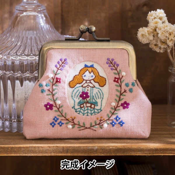刺しゅうキット 『花とわたしの物語 がまぐち 542114』 LECIEN