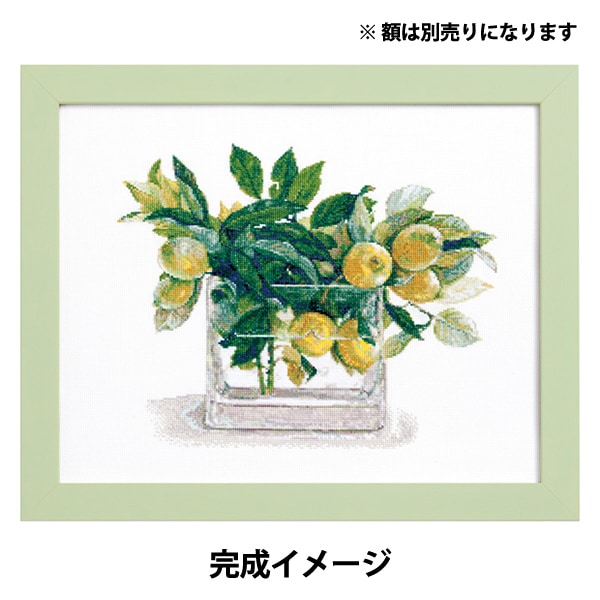 Embroidery kit "Fujico Collection Cross Stitch Lemon No.552104" LECIEN Lecien Cosmo