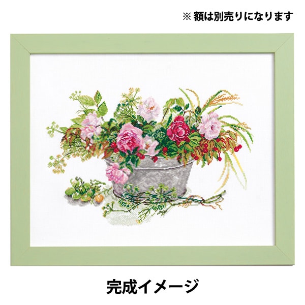 Embroidery kit "Fujico Collection Cross Stitch From Autumn Garden No.552105" LECIEN Lecien Cosmo