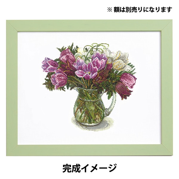 Embroidery kit "Fujico Collection Cross Stitch Tulip No.552107" LECIEN Lecien Cosmo