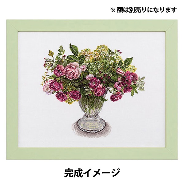 Embroidery kit "Fujico Collection Cross Stitch Autumn Rose Arrangement No.552110" LECIEN Lecien Cosmo