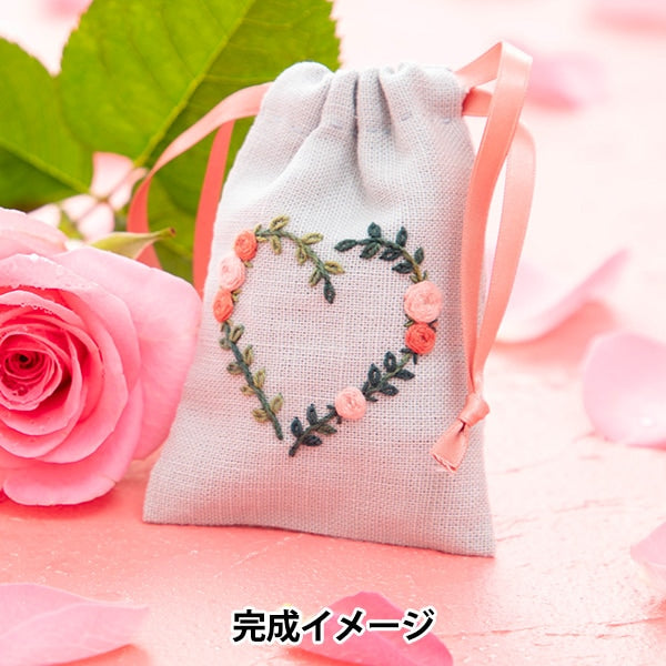 刺しゅうキット 『香りで楽しむ刺繍キット ローズ EK-201』 Tulip