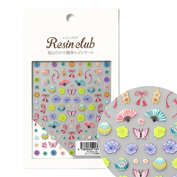 レジン材料 『和柄 両面 RC-WAG-102』 レジンクラブ – Yuzawaya