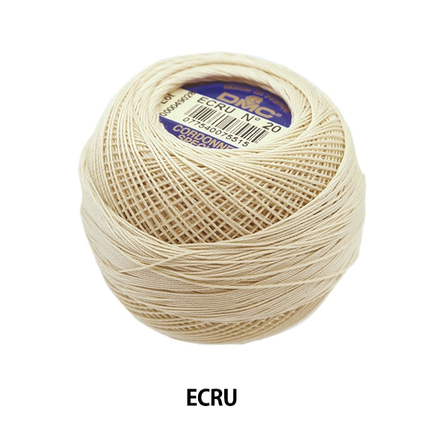 레이스 실 "Cordone Special#20G ECRU"DMC DEWHM SEA