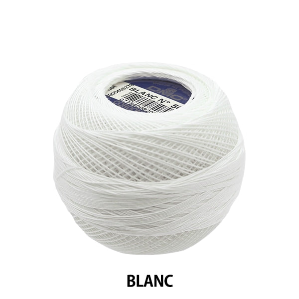 레이스 실 "Cordone Special #50 20g Blanc"DMC Dewems
