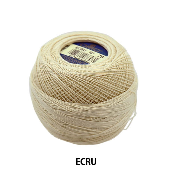 레이스 실 "Cordone Special #70 20G ECRU"DMC DEWEMS