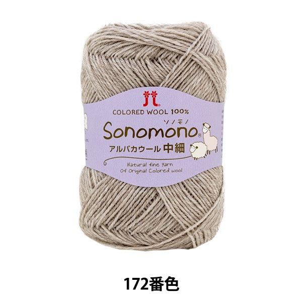 Herbst und WinterGarn "Sonomono AlpakaWolle (mittel und dünn) 172 Farbe " Hamanaka