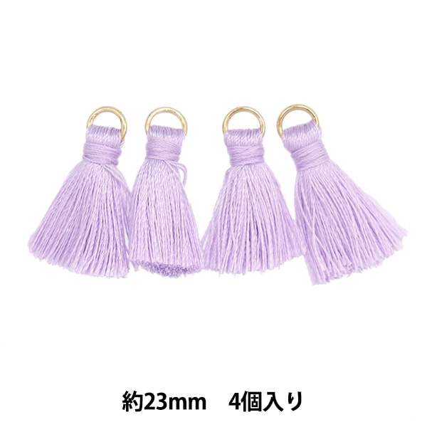 قطع اشغال يدوية " شرابة صغيرة 4 قطع بنفسجي فاتح TMT-6"