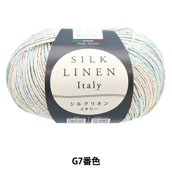 春夏毛糸 『シルクリネン (Italy) グラデーション G7番色』 World