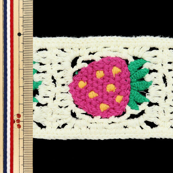 Craft лента "вязаная лента, ширина 6 см x длина 1,3 м KT130-10" KIYOHARA