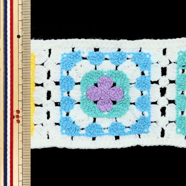 Craft лента "вязаная лента, ширина 7см x длина 1,3 м KT130-12" KIYOHARA