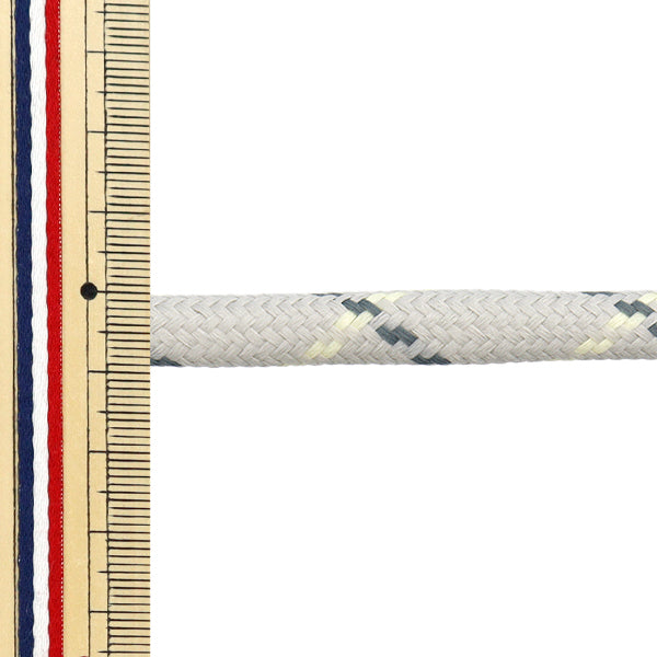 Kordel "Stilvolles Kabel ca. 9 mm x 1,6 m, grauer HMC-01" KIYOHARA