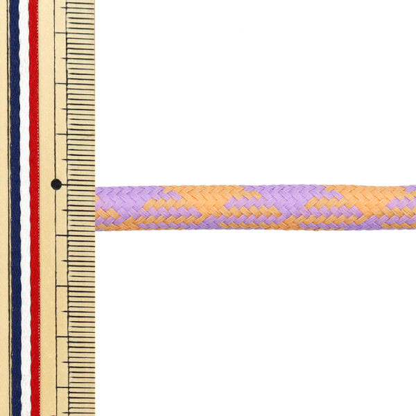 Kordel "Stylisches Kabel ca. 9mm x 1,6 m Lavendel Orange HMC-01" KIYOHARA