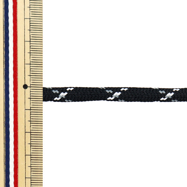 Kordel "Stilvolles Kabel ca. 6 mm x 3m schwarzer HMC-03" KIYOHARA