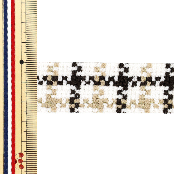 수예테이프 "트위드테이프 2025 대략. 25mm 너비의 x 2m 길이 베이지 색 YRC2520-25"