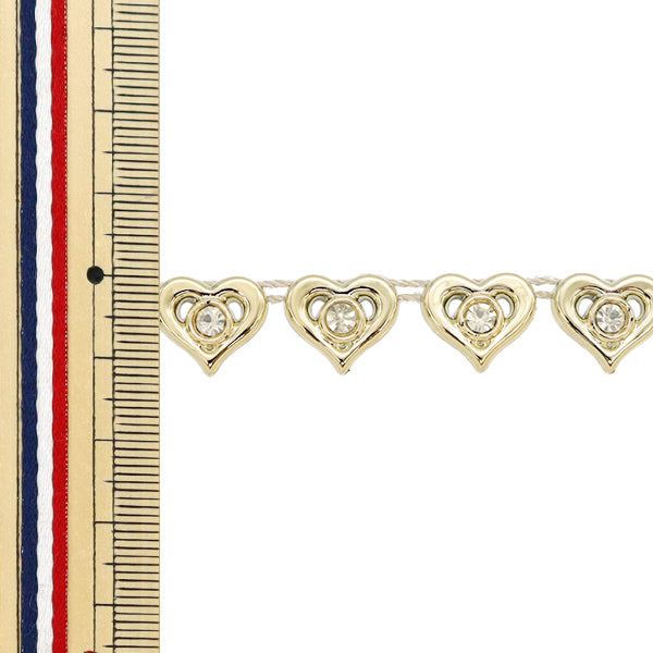 【数量5から】 手芸ブレード 『イミテーションブレード 約1cm幅 ゴールド GY-43-18-32』