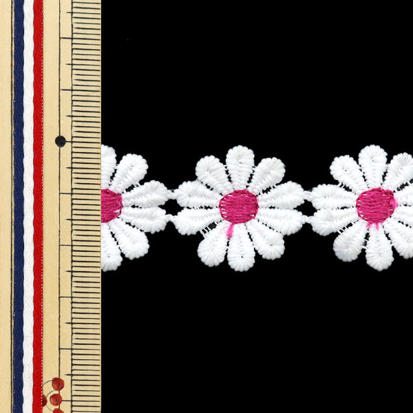 【数量5から】 手芸ブレード 『レースブレード ピンク ISY-6-24-97』