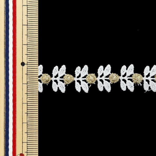 【数量5から】 手芸ブレード 『レースブレード ホワイト ISY-6-24-107』