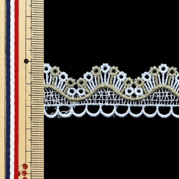 【数量5から】 手芸ブレード 『レースブレード ブルー ISY-6-24-112』