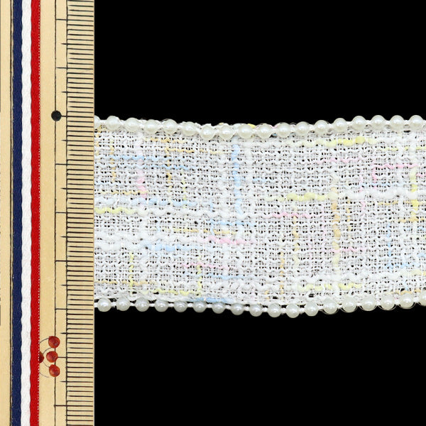 【数量5から】 手芸ブレード 『レースブレード ホワイト ISY-6-24-119』