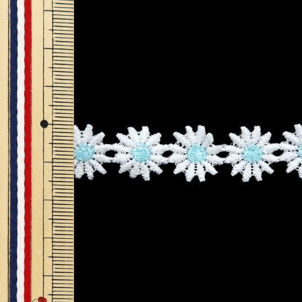 【数量5から】 手芸ブレード 『レースブレード ブルー ISY-6-24-91』