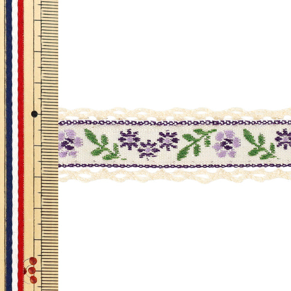 【数量5から】 手芸テープ 『フリルチロリアンテープ 幅約23mm 5番色 K252T-YAN2』