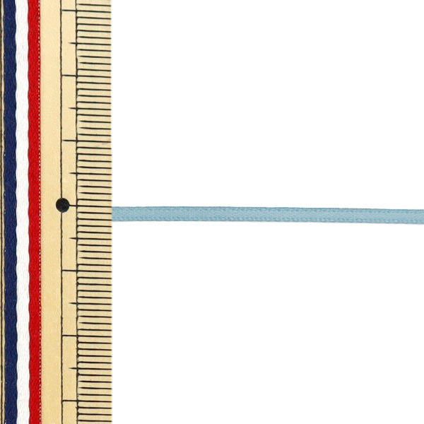 Farbband "1 Anti -Sale -doppelter SatinFarbband Ungefähr 2 mm Breite x ungefähr 10 m Volumenblau -System "