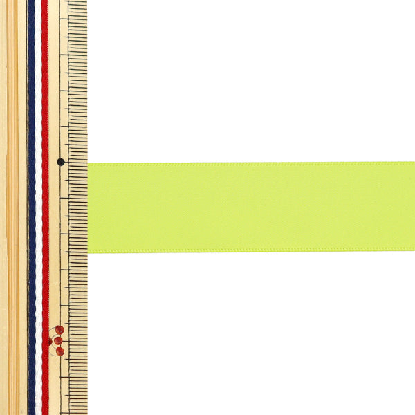 리본 "1 안티 알일 이중 -부드 새틴리본 폭 25mm x 약 3m 가벼운 녹색 "
