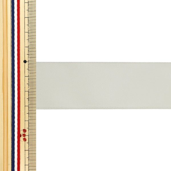 丝带 "1个反萨尔双面缎面丝带 宽度32mm x大约3m银”