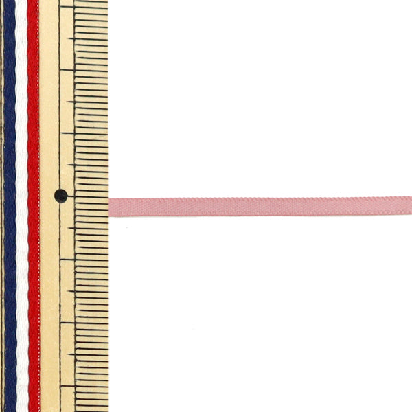 Farbband "1 Anti -Sale -doppelter SatinFarbband Ungefähr 3 mm Breite x 10 m gerollt Pink "