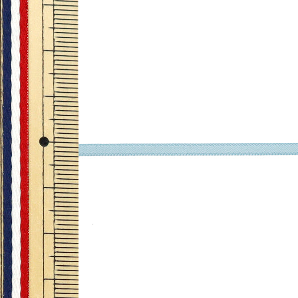 리본 "1 안티 알일 이중 -부드 새틴리본 약 3mm 너비 x 10m 롤 블루 "