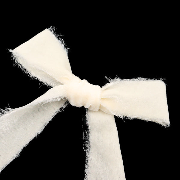 【数量5から】 リボン 『ベルベットフリンジリボン 幅約3.8cm 202番色』 AOYAMARIBBON 青山リボン